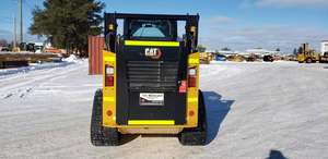 Chargeuse sur chenilles compacte Caterpillar 259D3 d'occasion, faible nombre d'heures, moteur diesel de 74 CV, accouplement rapide hydraulique, commandes par joystick - Product Image 6