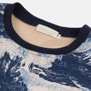 Sweatshirts en coton à manches longues pour hommes, vêtements respirants pour l'hiver, teints en couleur unie avec impression numérique - Product Image 3
