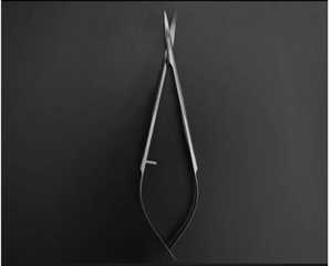 Ciseaux à micro-cils incurvés en acier inoxydable écologiques, extra-affûtés, à ressort, nouveaux ciseaux à cuticules pour manucure - Product Image 2