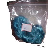 Matériaux d'artisanat écologiques en fibres de banane recyclées, viscose verte, blanche, café, bleue, teinte, de haute qualité, certifiée ISO9001