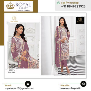 ชุดสำหรับงานแต่งงานและงานปาร์ตี้ผ้าจอร์เจียแบบถักลายสวยงาม - Product Image 6