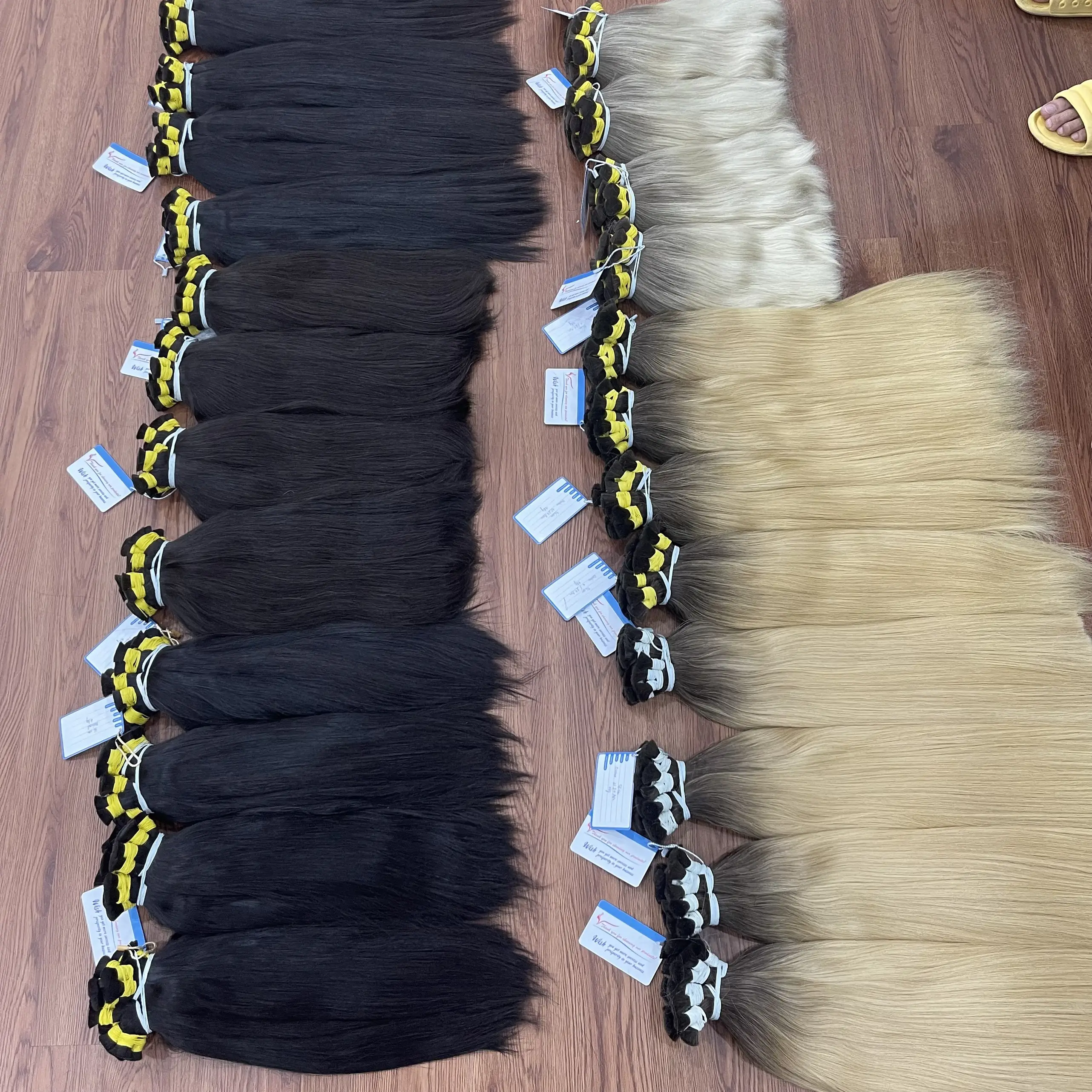 सुपर सेल लोकप्रिय कच्चे बाल एक्सटेंशन वियतनामी बाल 2024 रंग #10.1 100% उच्च गुणवत्ता वाले वर्जिन से थोक बाल, जहाज के लिए तैयार