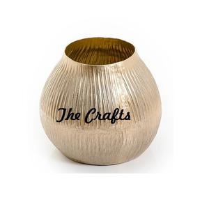 Maceta de metal color plata, florero de la mejor calidad, forma redonda, florero para flores artificiales, para uso en hoteles y restaurantes. - Product Image 6