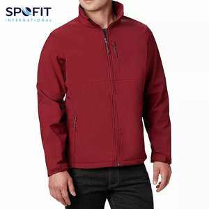 Winter Breathable <b>Canvas</b> Softshell Bomber Jacket Hooded Unisex Windproof Waterproof Custom Design Outdoor Sportswear Stand Front - Product Image 1