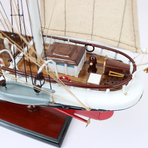 Chất lượng cao bằng gỗ cao Mô hình tàu <span class=keywords><strong>Belem</strong></span> hải lý trang trí nội thất thủ công mỹ nghệ với bức tranh Món quà - Product Image 2