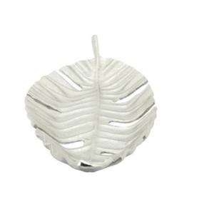 Elegant Leaf Serving <b>Tray</b> Aluminum Leaf Design Decorative Metal Platter Perfect for Home Kitchen <b>Table</b> Decor Supplies - Product Image 1