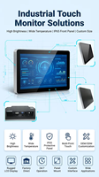 Écran tactile capacitif PCAP à cadre ouvert de 10,1 13,3 15,6 18,5 21,5 23 27 32 43 pouces, moniteur LCD commercial grand écran 16:9