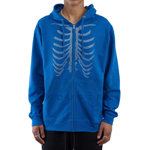 Sweat à capuche streetwear personnalisé de haute qualité, délavé à l'acide, effet délavé par le soleil, en molleton avec col à capuche et logo frontal de qualité supérieure - Product Image 1