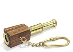 Porte-clés indien fait à la main avec conception de bateau en laiton, fabricant et producteur de porte-clés de décoration - Product Image 2