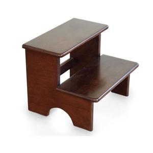 Rustic Solid Wood Step <b>Stool</b> with Smooth Polished Finish Perfect <b>for</b> Farmhouse Kitchens <b>Bedrooms</b> Closets and Pantry Access - Product Image 6