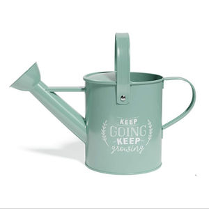 กระป๋องน้ำชุบสังกะสีสีเขียวทำมือปรับแต่งได้สำหรับสวน - Product Image 1