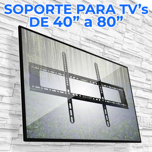 Supporto a Parete per TV da 40 a 80 Pollici con Estensione in Acciaio, Confezione in Scatola - Product Image 3