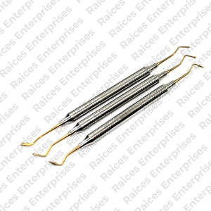 Ensemble d'instruments dentaires en acier inoxydable de bonne qualité, prix bon marché, dernière conception, ensemble de remplissage dentaire pour source d'alimentation manuelle à vendre - Product Image 4