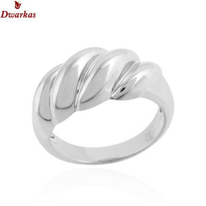Haute qualité léger goutte d'eau creux argent 925 Sterling plaine bague pour filles et femmes bijoux de mariage pour l'utilisation des doigts - Product Image 1