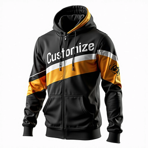 Sudadera con Capucha para Hombre, Talla Grande, Personalizable, Estilo Urbano, Duradera, Sublimada, 100% Poliéster, Sensación de Tela de Algodón - Product Image 5