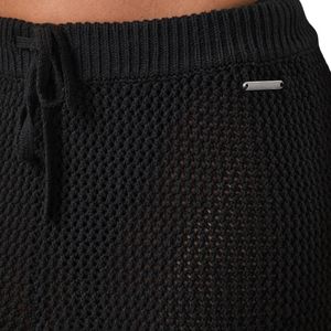 Womens Open Knit Cover Up Trousers Black Wide Leg Drawstring Beach <b>Pants</b> <b>Summer</b> Holiday Resort Wear Keyword: - Product Image 6