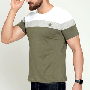 Camiseta de manga corta ajustada para hombre de buena calidad, camiseta de manga corta personalizada para hombre - Product Image 3
