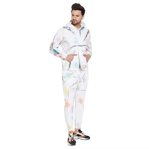 Chándal Deportivo Personalizado con Tinte Tie-Dye Negro para Hombre, Secado Rápido, para Gimnasio, Entrenamiento, Deportistas, Diseño Liso, Venta al Por Mayor - Product Image 3