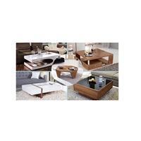 Table de luxe en acier inoxydable, meubles de maison, Design italien, dernière Table basse en verre avec tiroirs, haute qualité