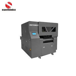 Sunthinks Single Pass UV Flatbed Printer 115mm To 1150mm Printing Width Inkjet Single Pass UV Printer For Plastic Bag&Leather