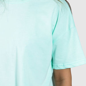 Manufacturer Custom Women <b>Crop</b> <b>Top</b> t Shirt High Quality Custom Cotton Blank Summer Women Cropped T Shirt Casual Streetwear - Product Image 6