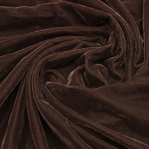 Tejido 100% algodón color rosa terciopelo ropa tela 280gsm terciopelo de algodón de tacto suave para zapatos chaqueta y cortina - Product Image 4