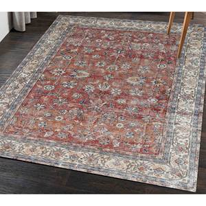 Tapis de style turc vintage : Tapis de couloir tribal antidérapant, tapis doux non tissé - Product Image 2