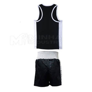 Vente en gros uniforme de boxe à vendre personnalisé fait bon matériel uniforme de boxe confortable 2025 - Product Image 6