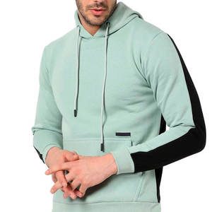 Sudaderas con capucha de gran tamaño sin cuerda Unisex personalizado hombres sudaderas con capucha sin bolsillos algodón peso pesado Sudadera con capucha hombres - Product Image 6