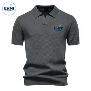 Camiseta de Verano para Hombre, Nueva, Bordada, de Punto, de Alta Calidad, con Patrón, Informal, de Manga Corta, a la Moda - Product Image 1