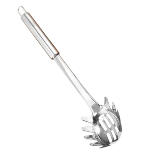 100% acier nouilles cuillère fourchette pâtes ustensile de cuisine griffe cuillère qualité supérieure accessoires pour la maison artisanat naturel - Product Image 6