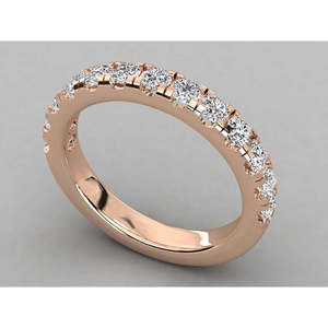 Bague pour femme en or 14 carats avec diamant de laboratoire - Product Image 5