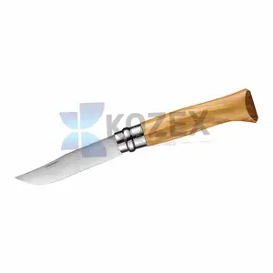 סיטונאי יד כיס סכינים עם עץ ידית נירוסטה כבד החובה מתקפל כיס סכין