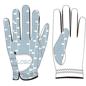 Gants de golf en cuir de cabretta véritable de haute qualité, logo personnalisable, couleur et design, protection UV, utilisation sportive en plein air pour hommes - Product Image 3
