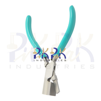 Pince à plier en acier inoxydable 90 degrés 135 mm avec poignées en PVC à ressort pour la fabrication de bijoux, le bricolage, le sertissage, la pêche et le pliage de métaux