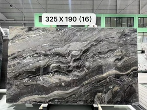 Carreaux <span class=keywords><strong>de</strong></span> marbre brun foncé à veines noires, panneau mural étanche, carreaux <span class=keywords><strong>de</strong></span> marbre brun vénitien pour meuble-lavabo, table à manger, escalier et sol - Product Image 4