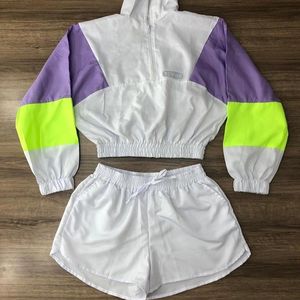 Conjunto Deportivo de Chaqueta Cortavientos de Nailon Estampado Personalizado de Alta Calidad para Hombre y Mujer, Reversible, al por Mayor - Product Image 1