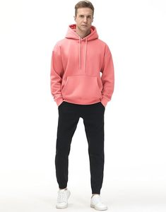 เสื้อฮู้ดดี้ดิจิตอลสีพื้นทรงโอเวอร์ไซส์ แขนยาว ซับในโพลีเอสเตอร์ ย้อมสีสำเร็จรูป คุณภาพสูง สำหรับผู้ชาย รับผลิตตามสั่งพร้อมโลโก้ขายส่ง - Product Image 1