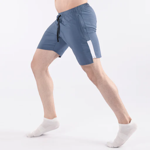 Pantalones Cortos Deportivos para Hombre, Sólidos, Sin Tejido, Cintura Flexible, 100% Algodón, Secado Rápido, Ligeros, Estilo Urbano, Casuales, para Correr - Product Image 6