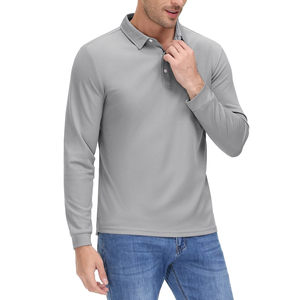 Camisas de Manga Larga para Hombre al por Mayor, 100% Algodón, Estilo Terry, Hechas a Medida, de Alta Calidad, Transpirables, de Secado Rápido, Casuales, para Oficina, Restaurante - Product Image 2