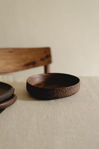 Handcrafted <b>Wooden</b> <b>Bowl</b> with Unique Hammered Texture for Serving Decorative Sustainable and Stylish Ideal for Modern Homes - Product Image 2
