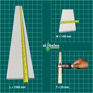 Balsa Sheet 20mm Indonesia Quality Package Customize Thickness Manufacturer Feature Visual Smooth Grade timber price