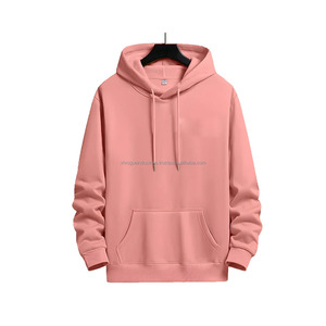 OEM Custom Plain Embroidery French Terry <b>Pullover</b> <b>Men</b> Ripped Hoodies Streetwear Oversized Blank Distressed Winter 100% Cotton - Product Image 1