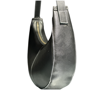 กระเป๋าถือหนังลูกกวาดแนววินเทจสำหรับผู้หญิงกระเป๋าสะพายไหล่ทรงพระจันทร์ครึ่งเสี้ยวดีไซน์ใหม่หรูหราสาย2026ปรับได้ผ้าใบระดับพรีเมียม - Product Image 4