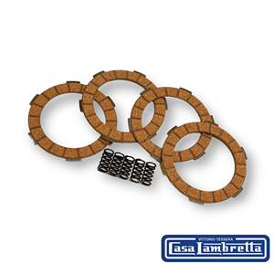 Discos de embrague Surflex 4 + muelles mejorados para modelos Lambretta SX + DL 200cc - Product Image 1
