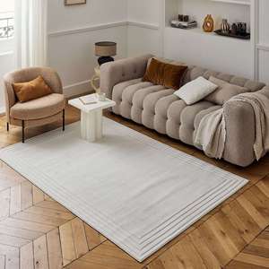 The Rugs Carmel Cream Bordered Area Rug 6060 Set 80X150 cm - Product Image 2