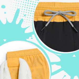 Logo personnalisé Vêtements de sport Athlétique Workout Jogger Fitness Training Shorts en nylon à séchage rapide pour hommes Gris Track Gym Shorts - Product Image 3