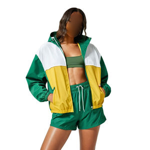 เสื้อฮู้ดดี้แบบมีซิปพิมพ์ลายโลโก้ตามสั่งสำหรับทุกเพศ รุ่นใหม่ล่าสุด ทรงปกติ ชุดวอร์มผู้ชาย กันลม น้ำหนักเบา - Product Image 5