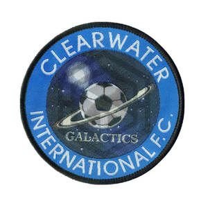 Tela cosida de algodón ecológica de alta calidad Nuevo diseño Parche tejido Estilo impreso Logo Hecho Pakistán Modelo OEM Decoraciones - Product Image 5