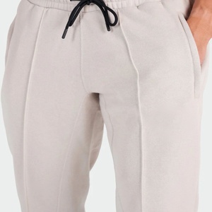 Joggers informales cepillados ajustados de poliéster y algodón de peso medio para hombre, cierre de cordón a prueba de viento transpirable personalizado de alta calidad - Product Image 6